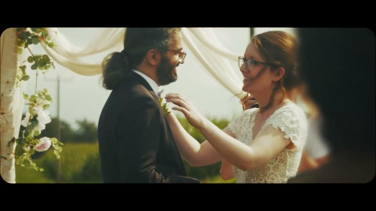 Wedding video poster frame